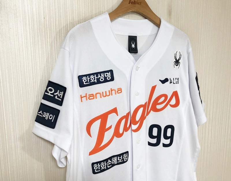 KBO 스파이더 한화이글스 25시즌 어센틱 홈유니폼/져지 L(100) #99 류현진 이미지