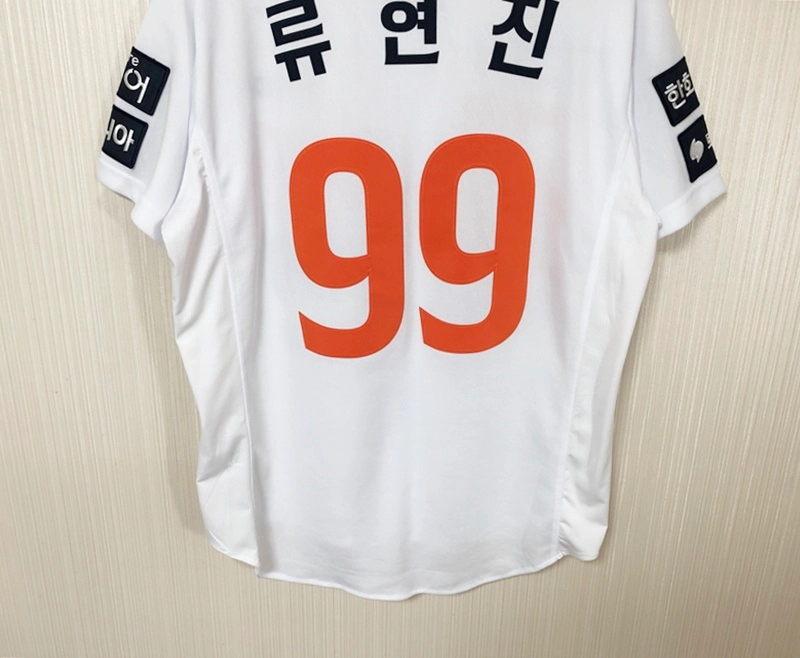 KBO 스파이더 한화이글스 25시즌 어센틱 홈유니폼/져지 L(100) #99 류현진 이미지