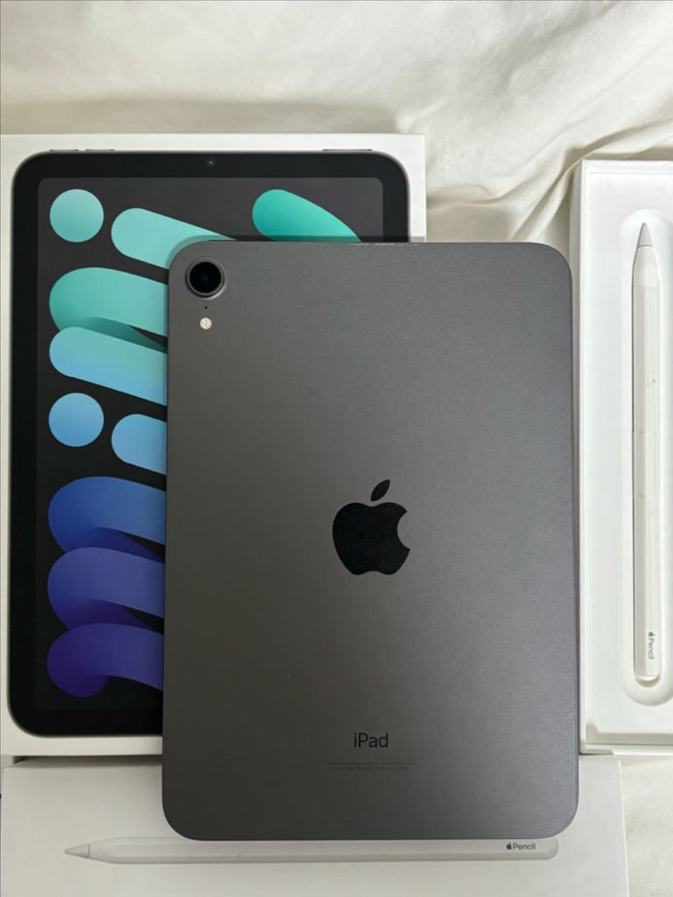 애플 아이패드 미니 6세대 64GB wife 스페이스 그레이 박스+애플펜슬+정품케이스 이미지