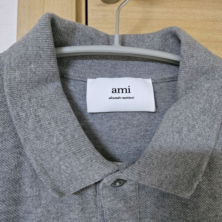 아미(Ami) 아미 드 쾨르 크롭 유니섹스 폴로 셔츠 이미지