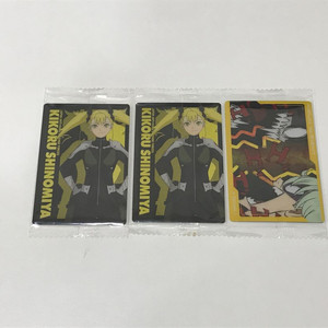 [애니굿즈] 괴수8호 웨하스카드 시노미야 키코루 이치카와 레노 일괄 판매 이미지