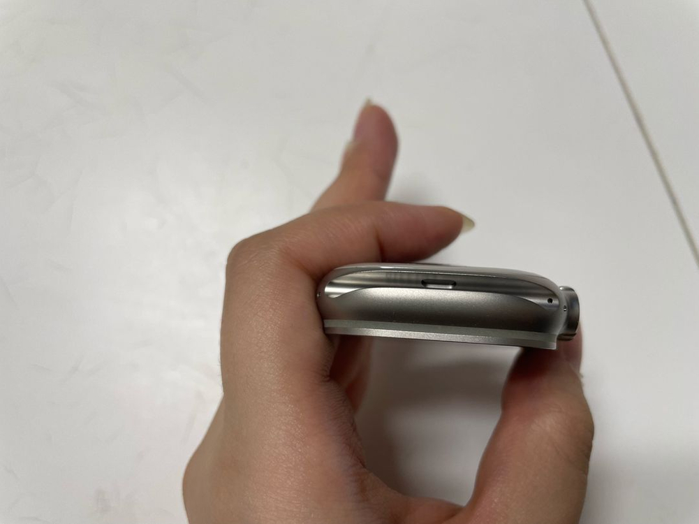 S급 ) 애플워치 울트라 3 49mm 내추럴 티타늄 앵커 블루 오션 밴드 이미지