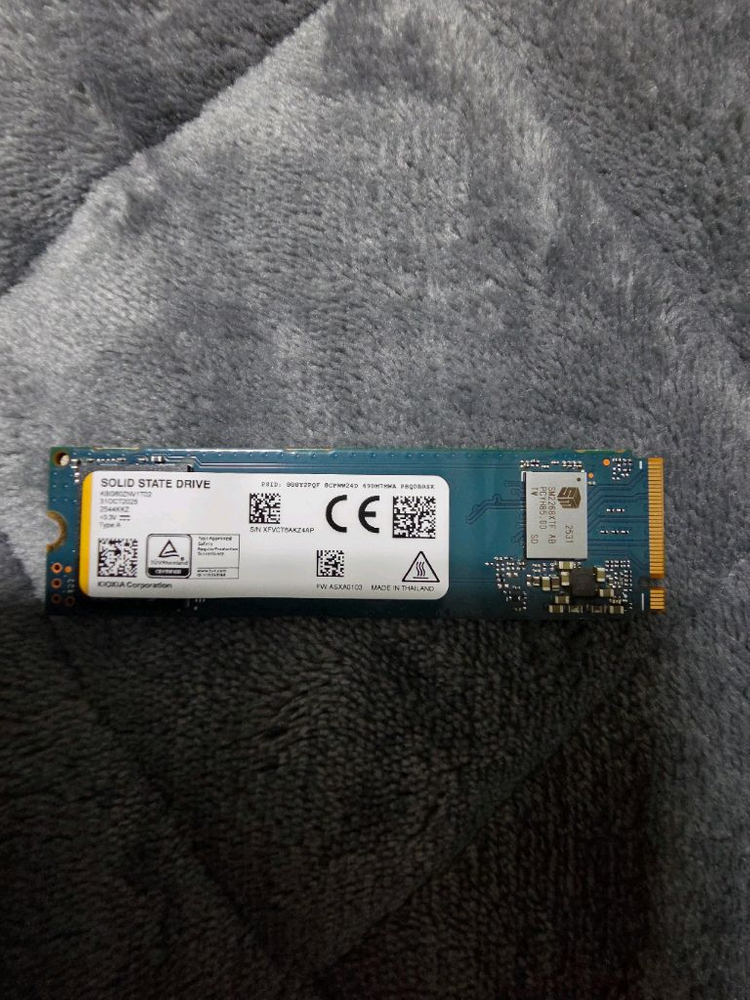 M.2 NVMe SSD 1TB 키오시아 (도시바) 미사용 이미지