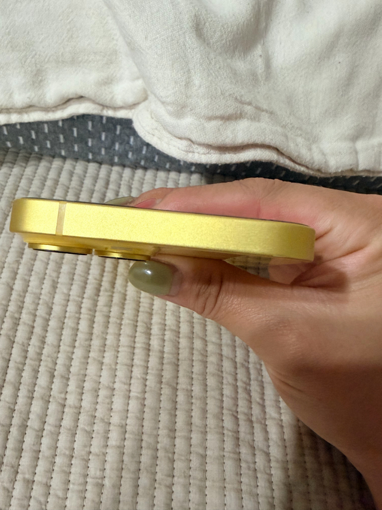 아이폰14 일반 256기가 옐로우 배터리효율 94% 상태 ss 이미지