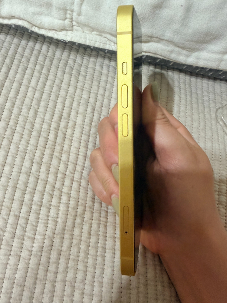 아이폰14 일반 256기가 옐로우 배터리효율 94% 상태 ss 이미지