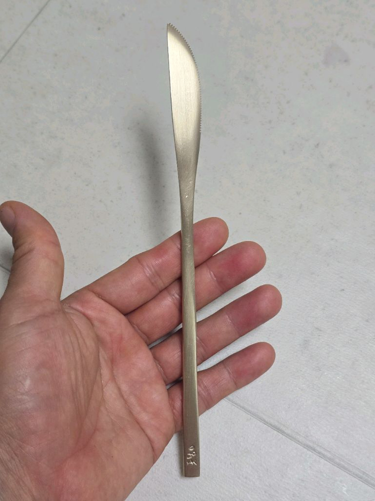 (새상품) 놋 유기 나이프 빵칼 하나는 놋담제품 이미지