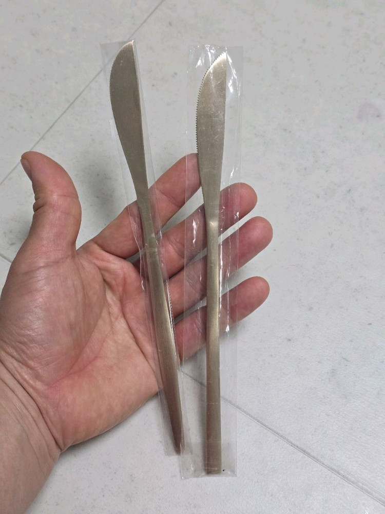 (새상품) 놋 유기 나이프 빵칼 하나는 놋담제품 이미지