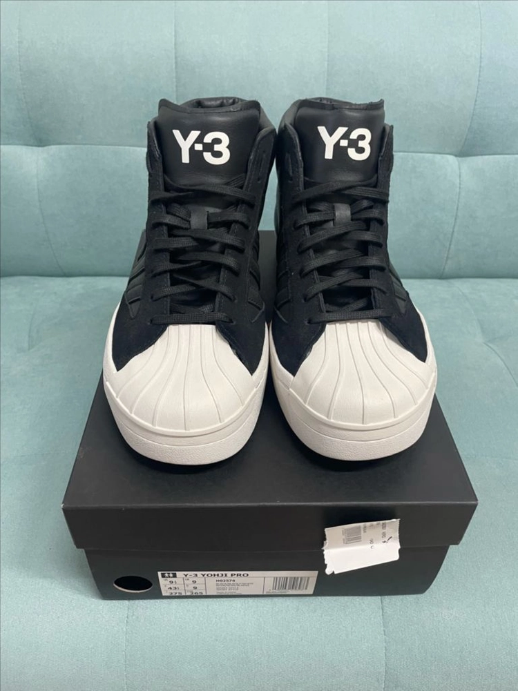 Y3 yohji pro 요지 프로 black white 275 이미지