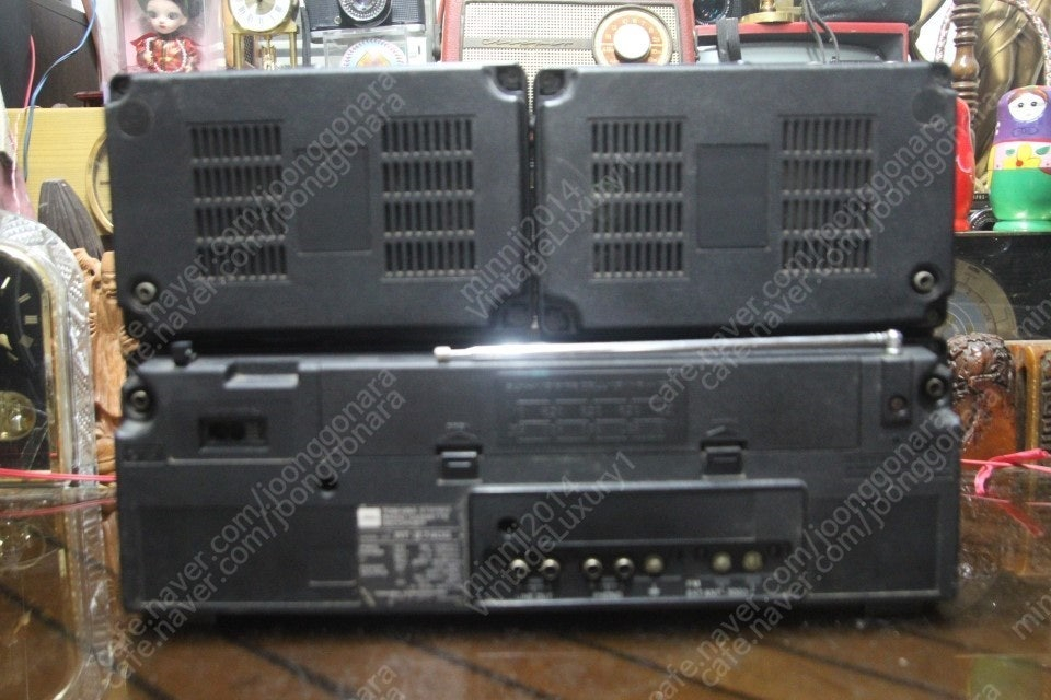 빈티지 도시바 접이식 붐박스 카세트라디오 RT-8740S 이미지