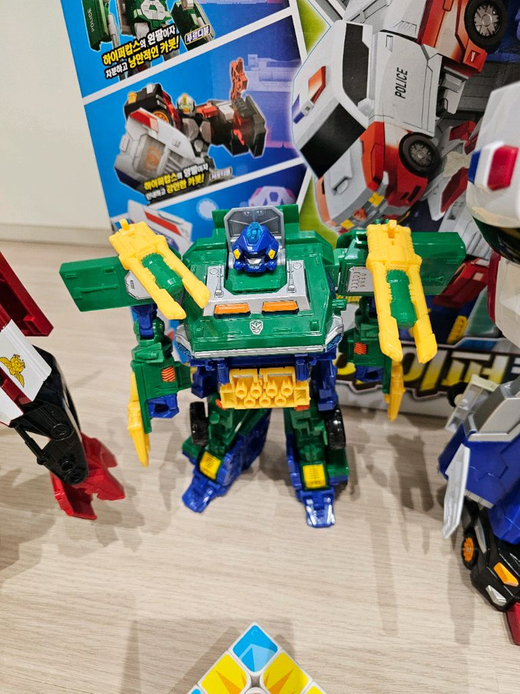 [네고칼차단] 카봇 하이퍼캅스 + 그린팜 + 킹도저 + 퍼즐 이미지