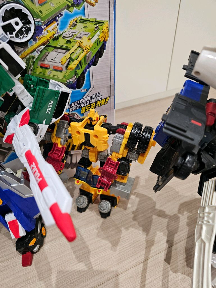 [네고칼차단] 카봇 하이퍼캅스 + 그린팜 + 킹도저 + 퍼즐 이미지