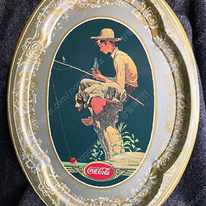 (가격내림) 옛날 빈티지 80년대 코카콜라 쟁반 오봉 틴트레이 팝니다 이미지