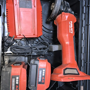 힐티 충전 그라인더 4인치 속도조절 이미지