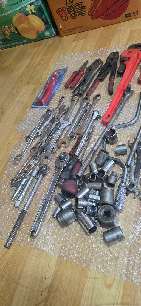 각종 수공구 작업공구 일괄 이미지