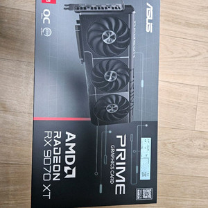 (미개봉)ASUS prime RX 9070 XT(rx9070xt) oc 팝니다. 이미지