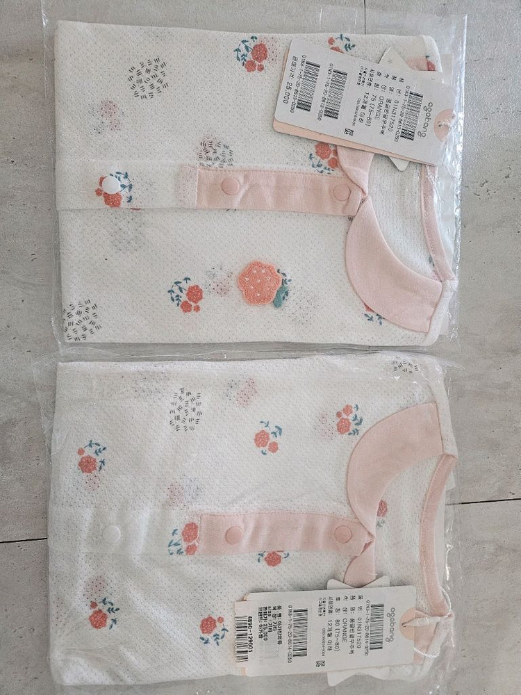 아가방 바디슈트 75 새상품 2장10000원1장6천 이미지