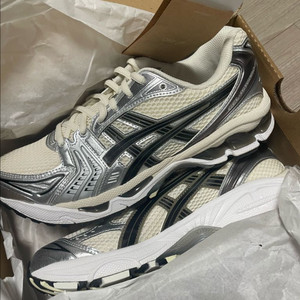 (250)아식스 젤 카야노 14 크림 블랙 크블 이미지