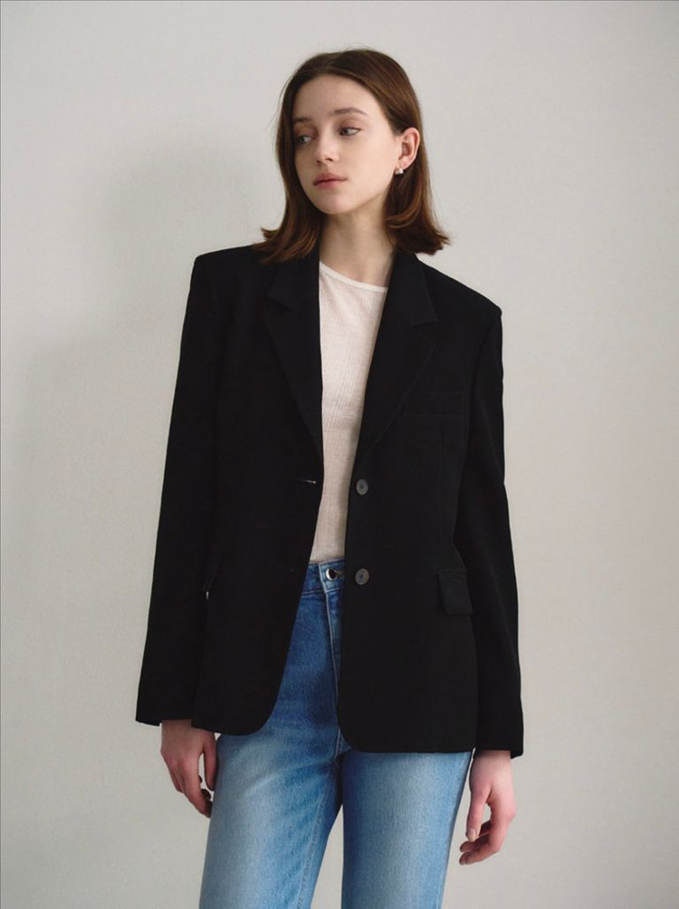 하와 마띠네 자켓 블랙 완전새상품 이미지