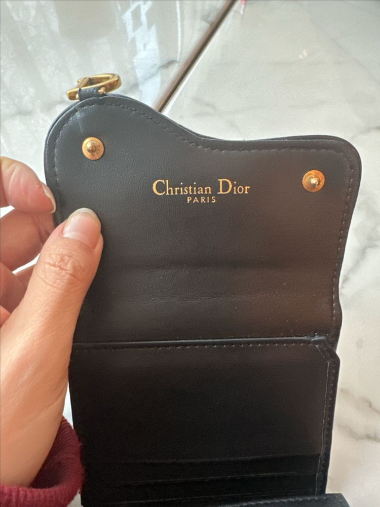 디올 오블리크 새들 카드지갑 이미지