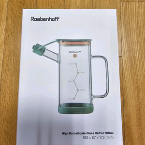 레벤호프 내열유리 오일 포트 그린 700ml(미개봉 새상품) 이미지