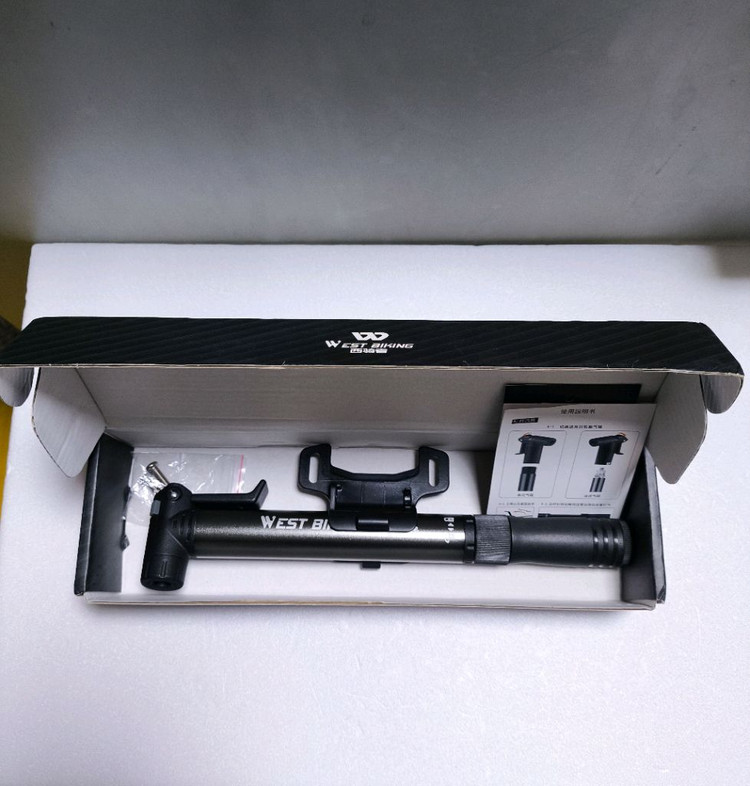 (새상품)자전거 휴대용 펌프(자전거 공구 내장) 미니벨로 로드 픽시 이미지