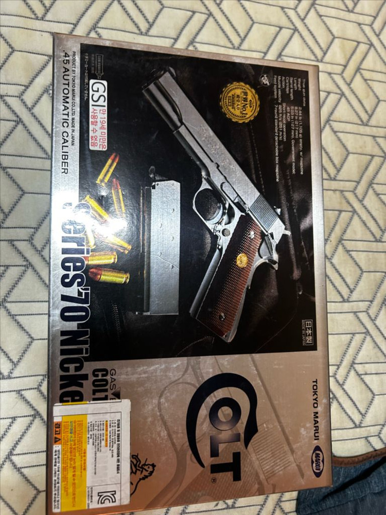 도쿄 마루이 m1911 70s 니켈 피니쉬먼트 이미지