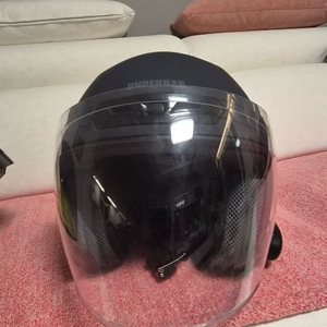 언더바 오픈페이스 헬멧 M사이즈 (블랙/옐로우) 이미지