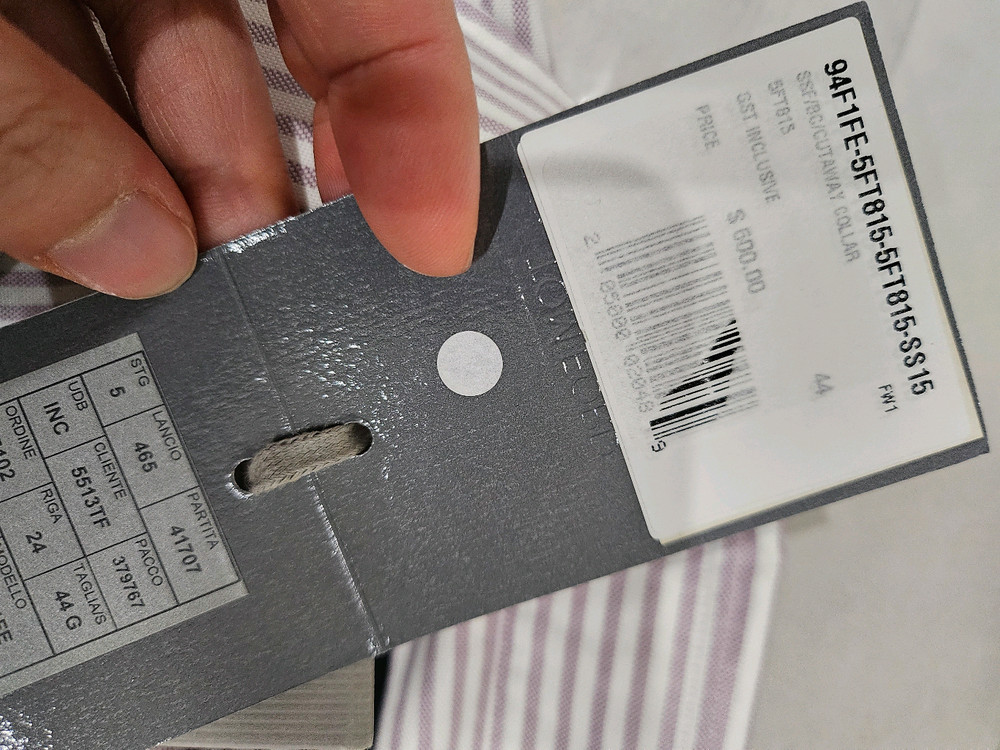 톰포드 스트라이프 셔츠 44 이미지