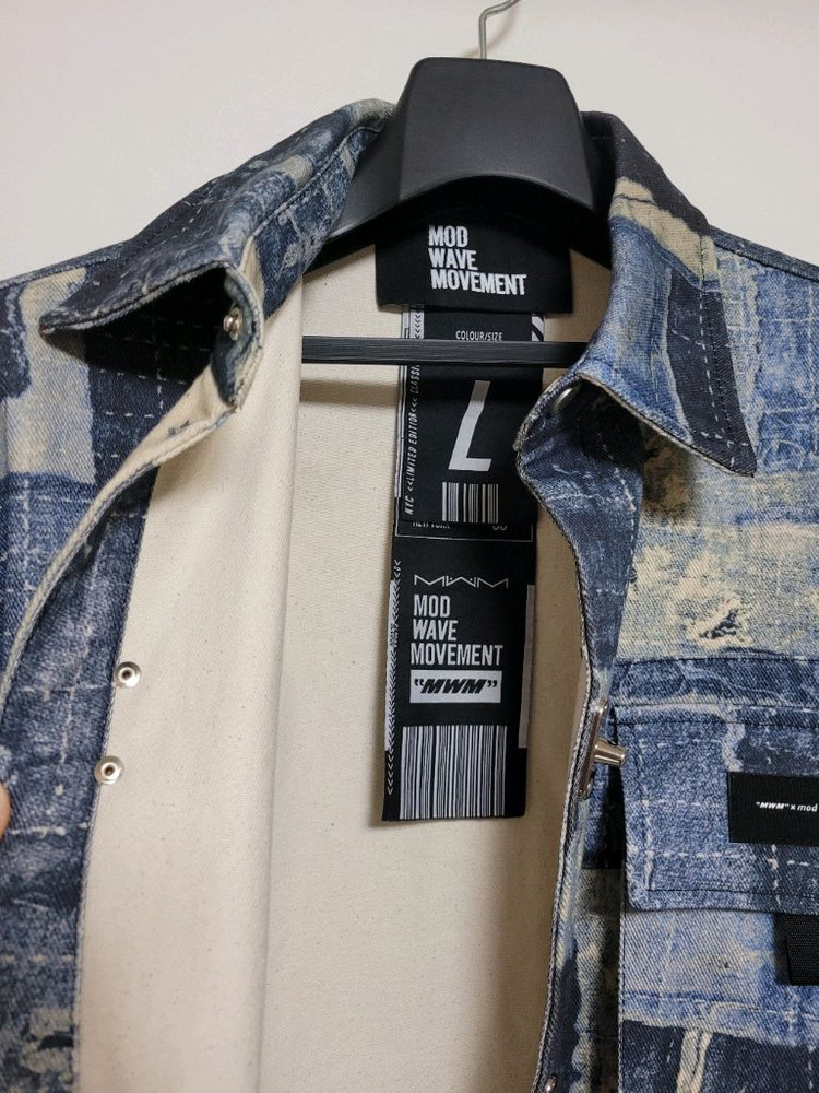 일본 편집샵에서 구입한 MWM 데님 자켓 새제품 판매합니다. 이미지