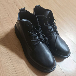 남성 블랙워커 가죽구두 새제품 이미지