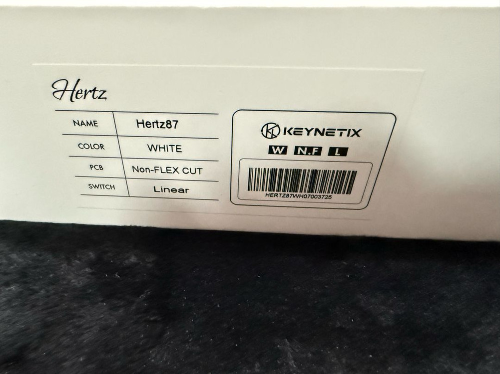 키네틱스 헤르츠87 풀알루미늄 커스텀 키보드 캔디블루 이미지