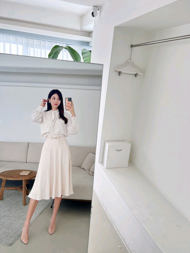 제이지쇼룸 벨티드 스커트 이미지