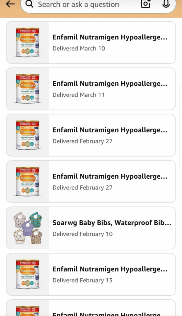 Nutramigen Hypoallergenic 뉴트라미겐 하이포알러제닉 788g 분유 4캔 이미지