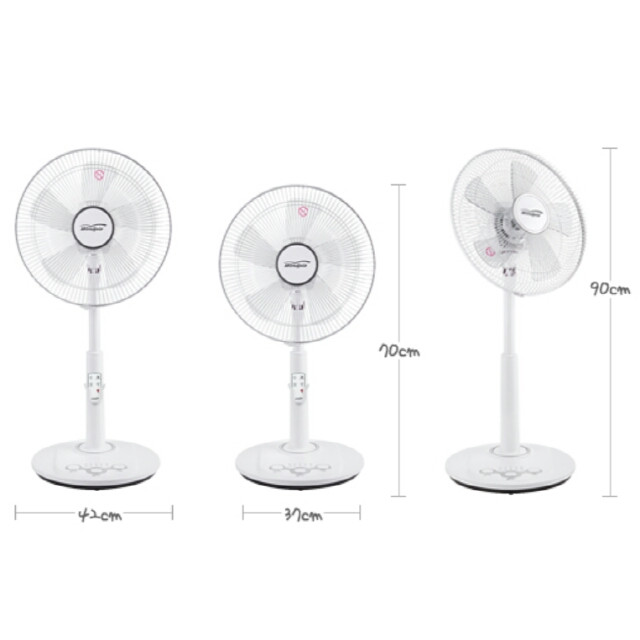 14형 화이트 스탠드 리모컨 선풍기 새제품 무료배송 이미지