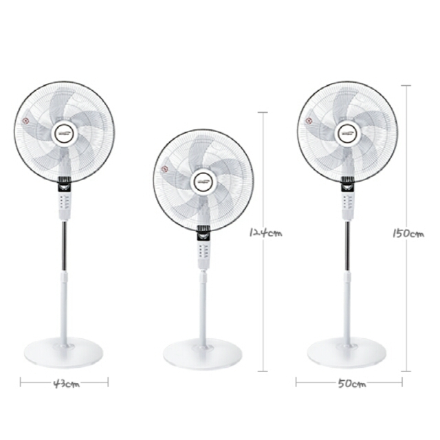 18형 화이트 특대형 스탠드 선풍기(영업용) 새제품 이미지