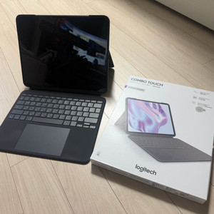 아이패드프로(IPAD PRO) M5 13인치 WIFI/셀룰러 + 애플펜슬프로 + 로지텍 콤보터치 키보드케이스 이미지