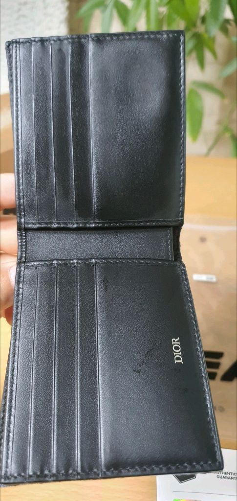 디올 오블리크 반지갑/지갑 정품S급(보증서O)구찌프라다루이비통디올고야드샤넬셀린느보테가생로랑발렌시아가버버리가방 이미지