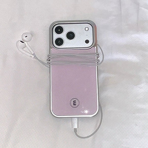 미닛뮤트 실버 아이폰 케이스 쉘핑크 17 pro max 17 프로맥스 이미지