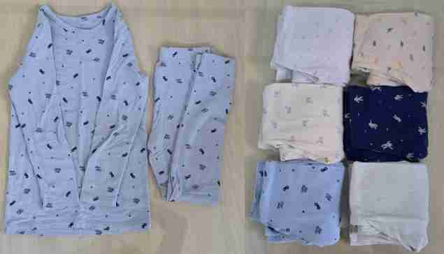 신생아부터 여아 남아 사계절내의 실내복 상하복 수면조끼1 이미지