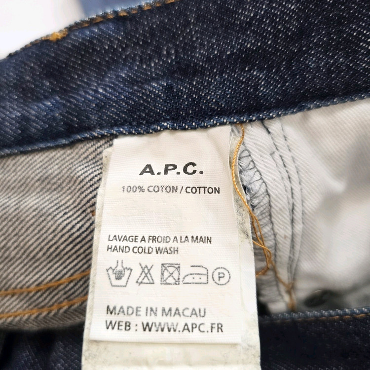 아페쎄 청바지 셀비지 진청 데님 사이즈29 R5225 이미지