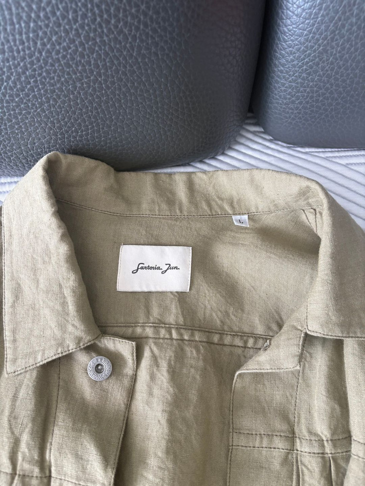 바스켓프로젝트 X LVC TYPE1 X 사르토리아준 카멜 리넨자켓 L사이즈 이미지