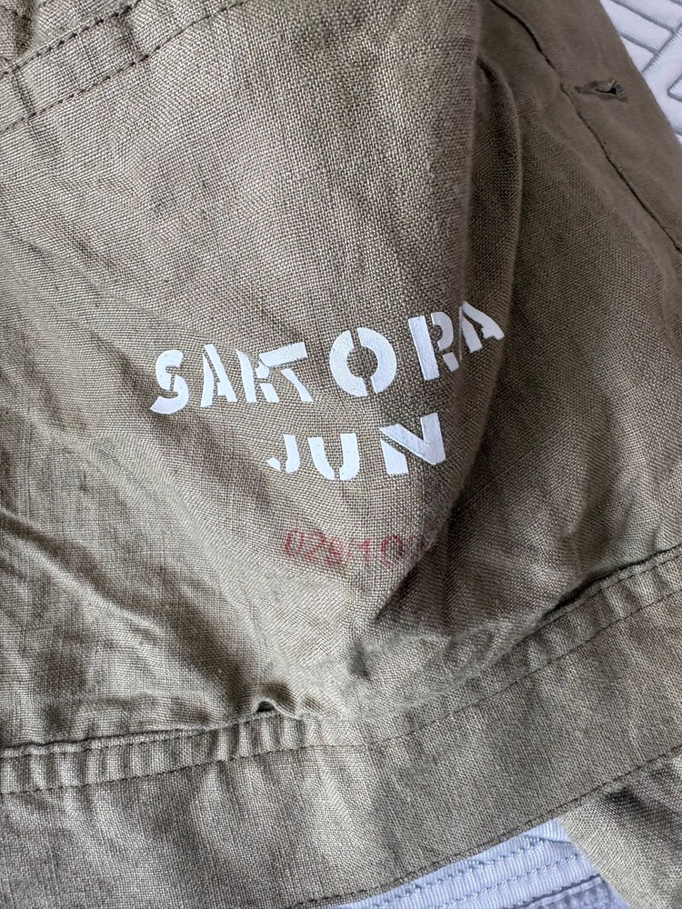 바스켓프로젝트 X LVC TYPE1 X 사르토리아준 카멜 리넨자켓 L사이즈 이미지