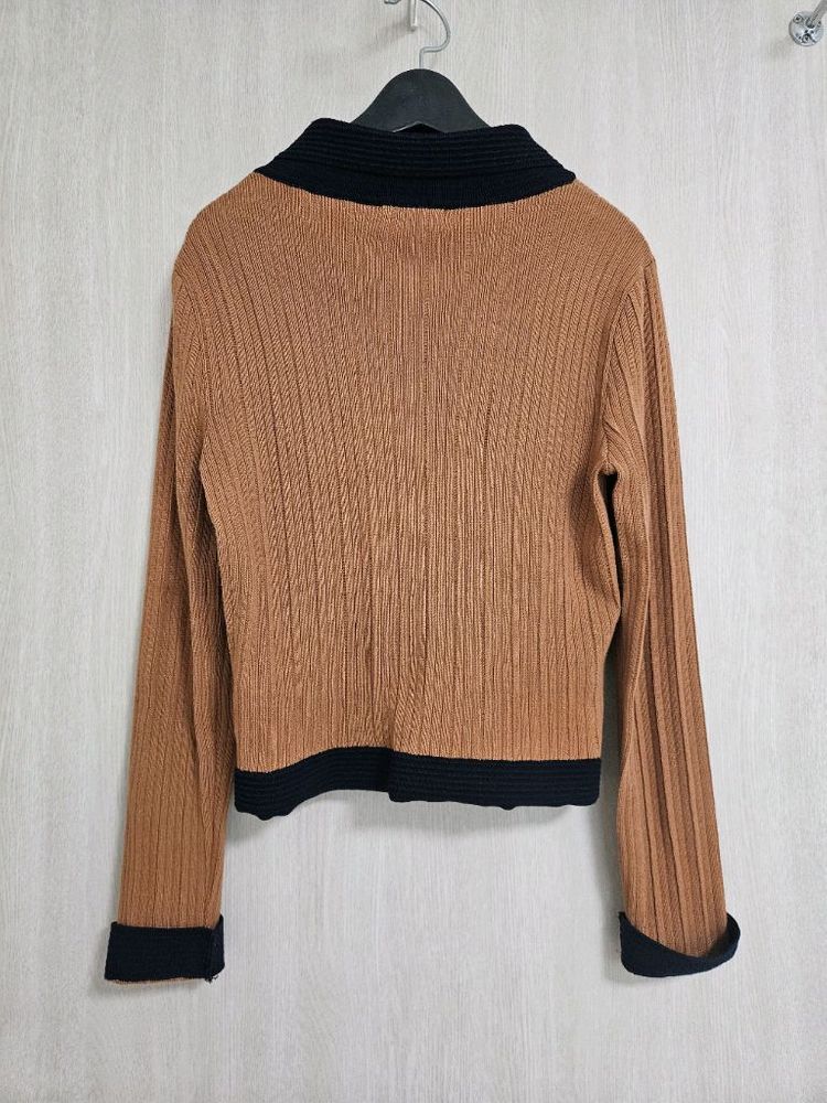 산드로(Sandro) 배색 포인트 가디건 (43/55) 이미지