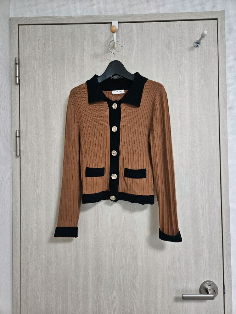 산드로(Sandro) 배색 포인트 가디건 (43/55) 이미지