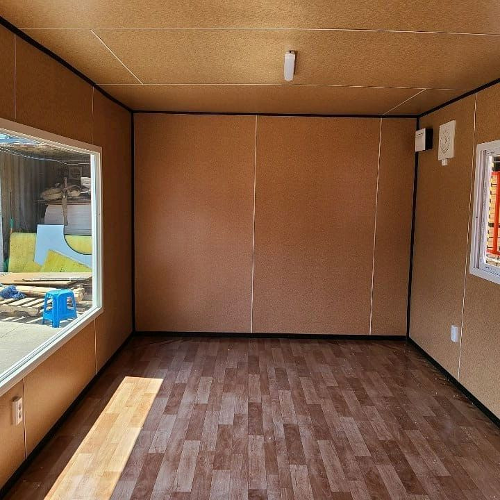 신품 칼라 통유리 3*6 컨테이너 팝니다 이미지