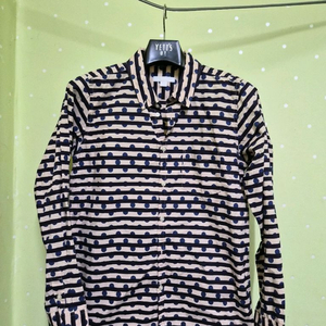 버버리 칠드런 스트라이프 도트 셔츠14y(반가슴44)상태최상 택포29000 이미지