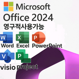 오피스 2024프로페셔널 visio project 포함 이미지