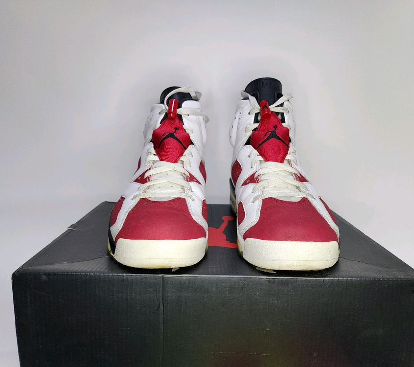 나이키 에어 조던 6 레트로 카마인 2014 모델입니다 275mm 이미지