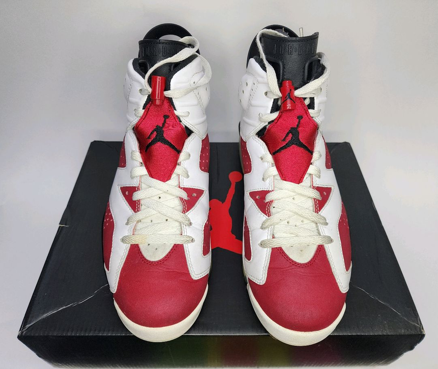 나이키 에어 조던 6 레트로 카마인 2014 모델입니다 275mm 이미지