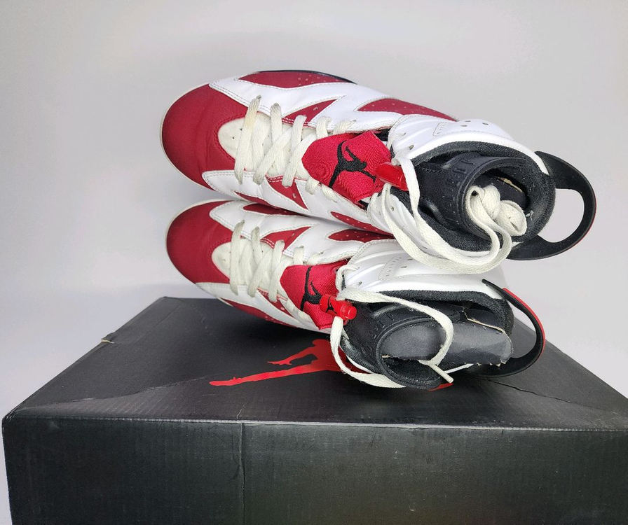 나이키 에어 조던 6 레트로 카마인 2014 모델입니다 275mm 이미지